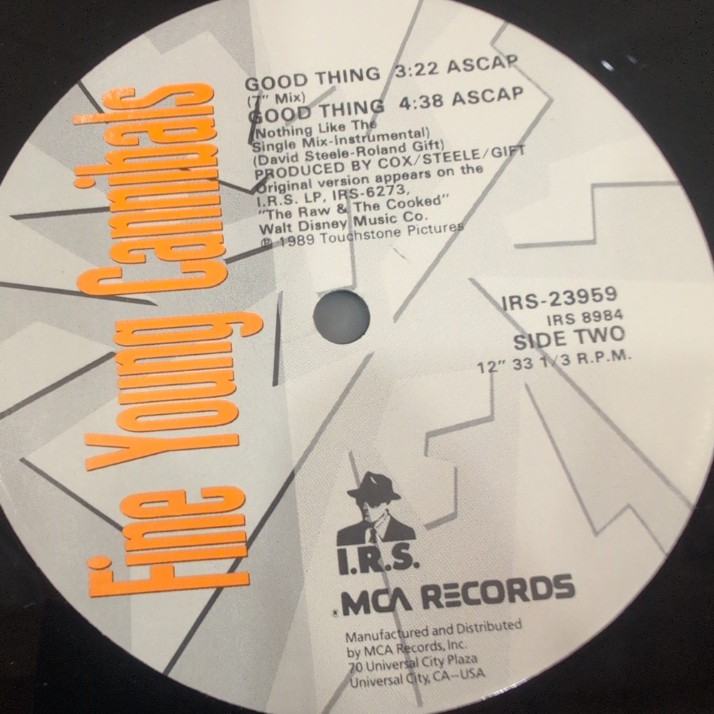 Fine Young Cannibals Good Thing 12 Vinyl Prince Paul Remix Promo IRS-23959 1989 - Picture 8 of 8